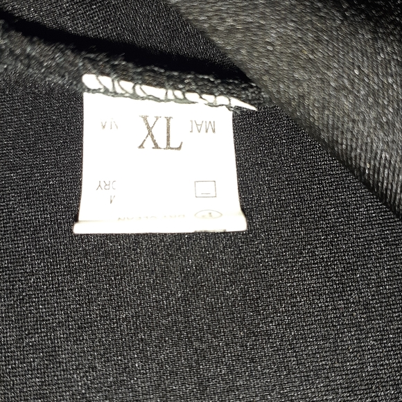 New! One-Shoulder Batwing Drape Bodycon Midi Dress, XL - Picture 6 of 11